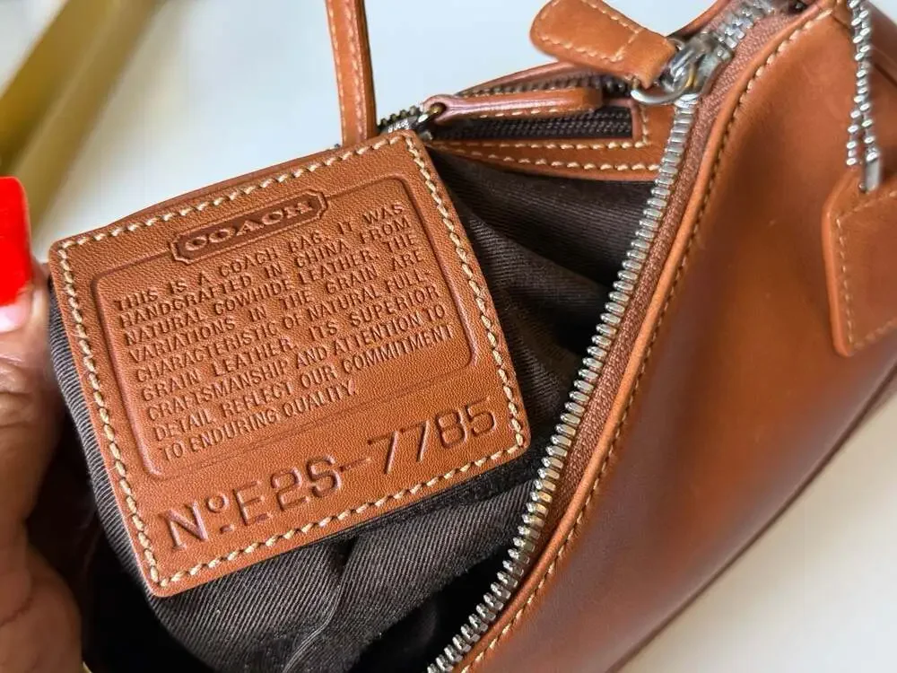 Coach F11196 MEDIUM Vintage Cognac Y2K Soho